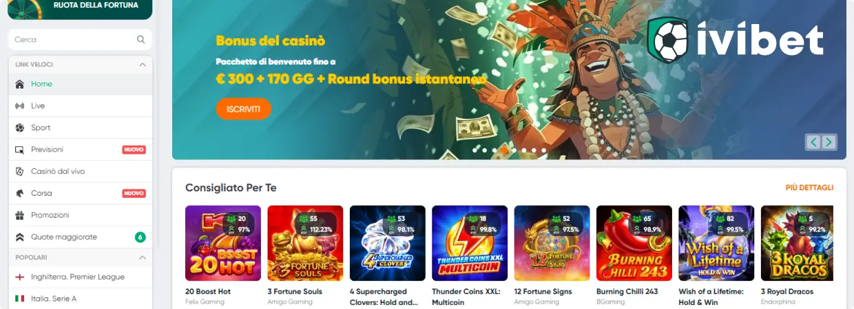 IviBet Giochi da Casinò